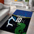 Custom Solomon Islands Rugby Area Rug Arty Shark and Crocodile Solomon Islands National Emblems