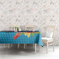 Honolulu Anniversary 52nd Running Tablecloth Marathon Competition Kakau Pattern Blue Color LT03 - Polynesian Pride