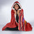 Honolulu Anniversary 52nd Running Hooded Blanket Marathon Competition Kakau Pattern Red Color