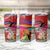 Honolulu Anniversary 52nd Running Tumbler Cup Marathon Competition Kakau Pattern Red Color