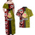 Tonga Kolisi Tonga Couples Matching Off Shoulder Maxi Dress and Hawaiian Shirt Ngatu and Geometric Pattern LT03 - Polynesian Pride