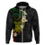 Polynesian Spiral Tribal Tattoo Hoodie Reggae Color