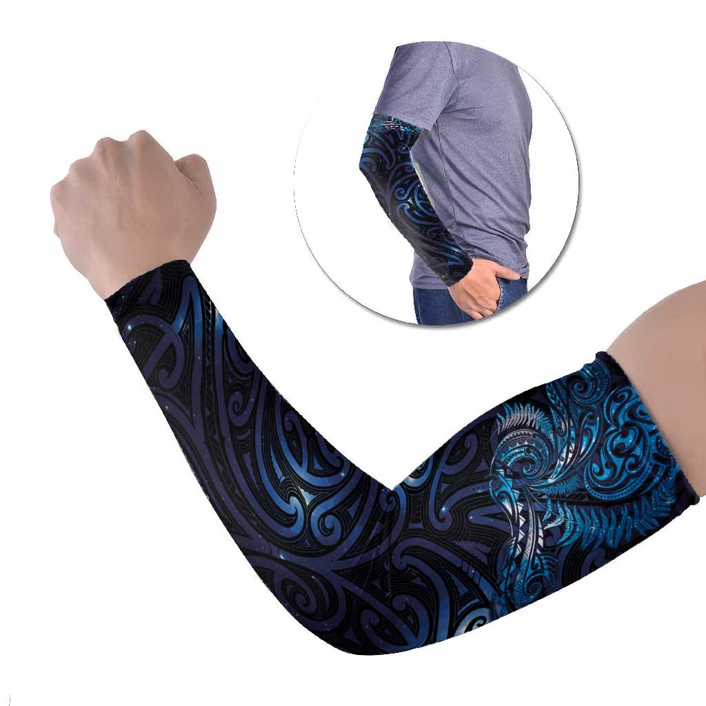 New Zealand New Year-Matariki Arm Sleeves Aotearoa Maori Tattoo Galaxy Sky LT03 Set of 2 Multicolor - Polynesian Pride