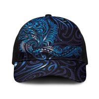 New Zealand New Year-Matariki Baseball Net Cap Aotearoa Maori Tattoo Galaxy Sky LT03 One Size Black Multicolor - Polynesian Pride
