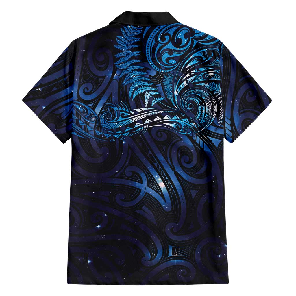 New Zealand New Year-Matariki Family Matching Summer Maxi Dress and Hawaiian Shirt Aotearoa Maori Tattoo Galaxy Sky LT03 - Polynesian Pride