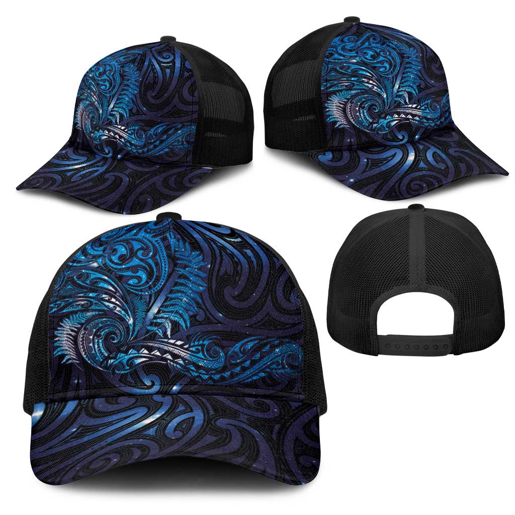 New Zealand New Year-Matariki Mesh Trucker Cap Aotearoa Maori Tattoo Galaxy Sky LT03 - Polynesian Pride