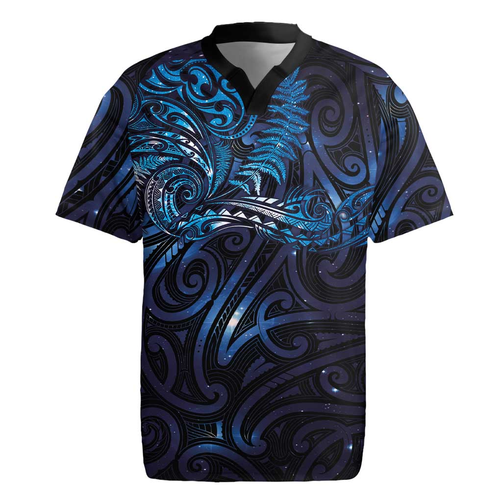 New Zealand New Year-Matariki Rugby Jersey Aotearoa Maori Tattoo Galaxy Sky LT03 Multicolor - Polynesian Pride