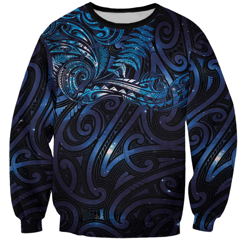 New Zealand New Year-Matariki Sweatshirt Aotearoa Maori Tattoo Galaxy Sky LT03 Unisex Multicolor - Polynesian Pride