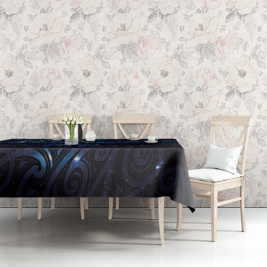 New Zealand New Year-Matariki Tablecloth Aotearoa Maori Tattoo Galaxy Sky LT03 - Polynesian Pride