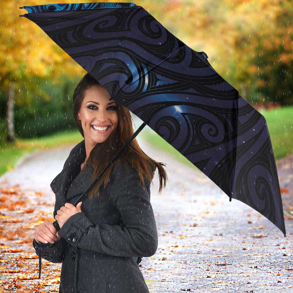 New Zealand New Year-Matariki Umbrella Aotearoa Maori Tattoo Galaxy Sky LT03 - Polynesian Pride