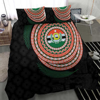 Penama Tribal Tattoo with Namele Leaves Bedding Set