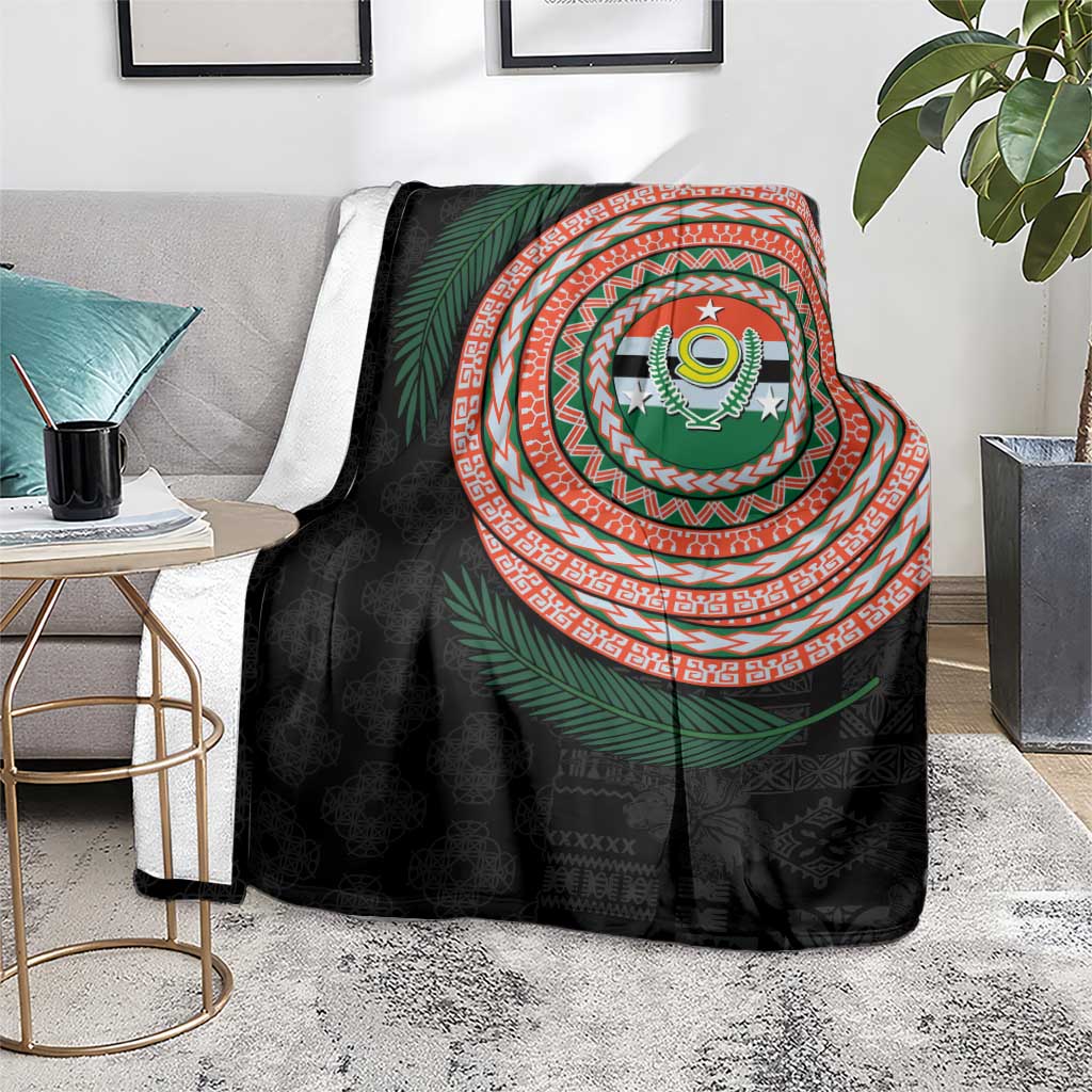 Penama Tribal Tattoo with Namele Leaves Blanket