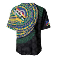 Torba Tribal Tattoo with Namele Leaves Baseball Jersey LT03 - Polynesian Pride