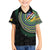 Torba Tribal Tattoo with Namele Leaves Family Matching Off The Shoulder Long Sleeve Dress and Hawaiian Shirt