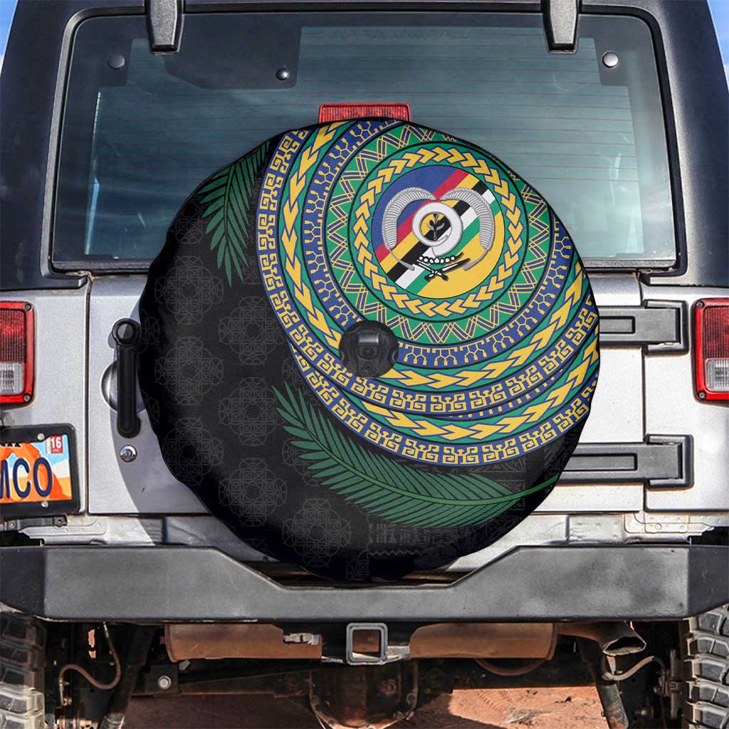 Torba Tribal Tattoo with Namele Leaves Spare Tire Cover
