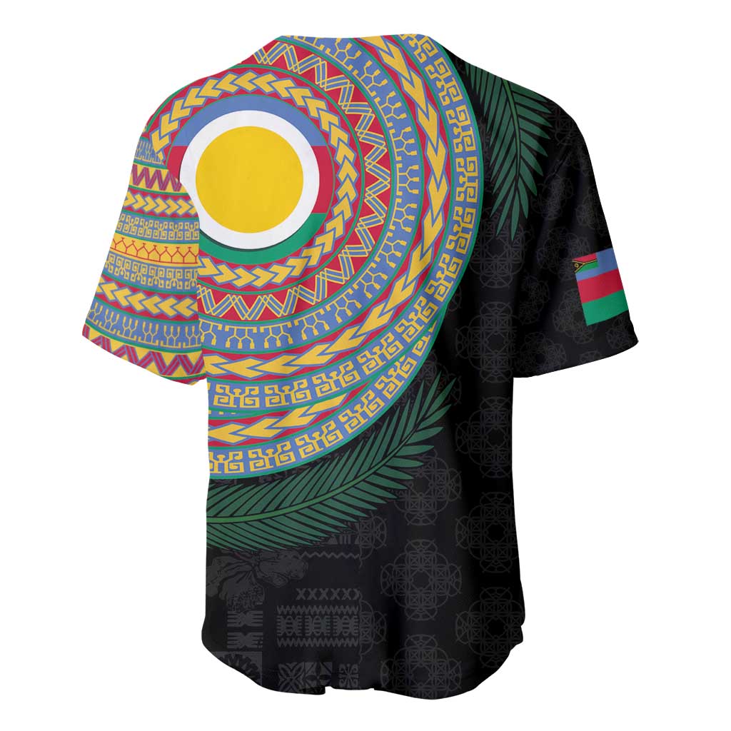 Shefa Tribal Tattoo with Namele Leaves Baseball Jersey LT03 - Polynesian Pride