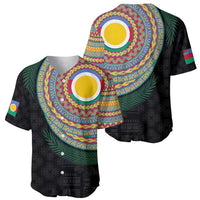 Shefa Tribal Tattoo with Namele Leaves Baseball Jersey LT03 - Polynesian Pride