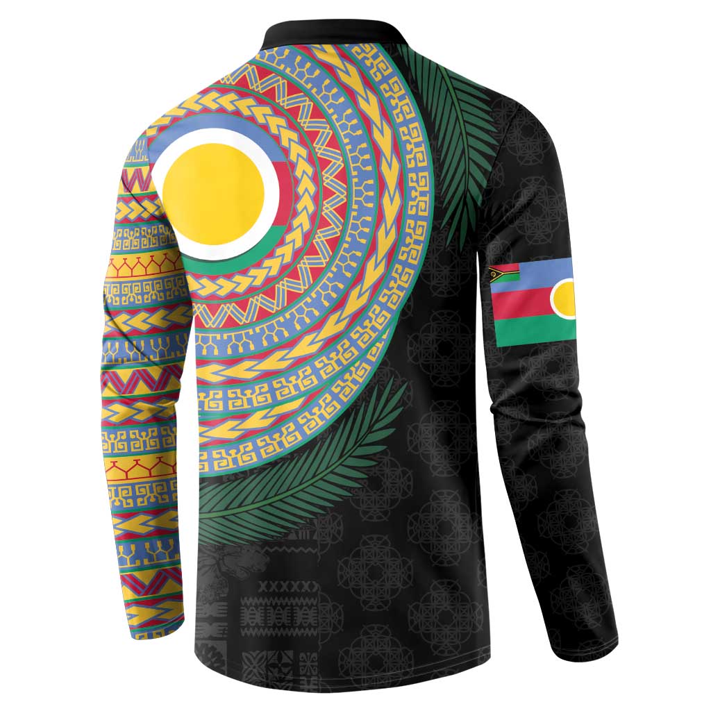 Shefa Tribal Tattoo with Namele Leaves Button Sweatshirt LT03 - Polynesian Pride