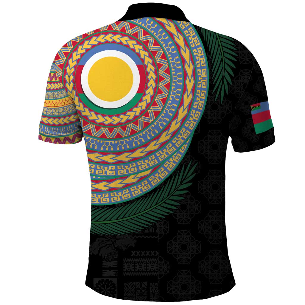 Shefa Tribal Tattoo with Namele Leaves Polo Shirt