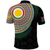 Shefa Tribal Tattoo with Namele Leaves Polo Shirt