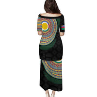 Shefa Tribal Tattoo with Namele Leaves Puletasi