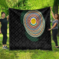 Shefa Tribal Tattoo with Namele Leaves Quilt LT03 - Polynesian Pride