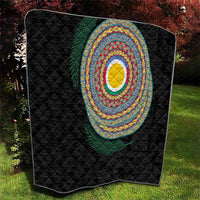 Shefa Tribal Tattoo with Namele Leaves Quilt LT03 - Polynesian Pride