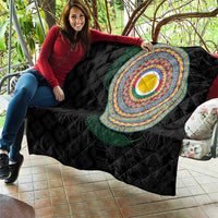 Shefa Tribal Tattoo with Namele Leaves Quilt LT03 - Polynesian Pride