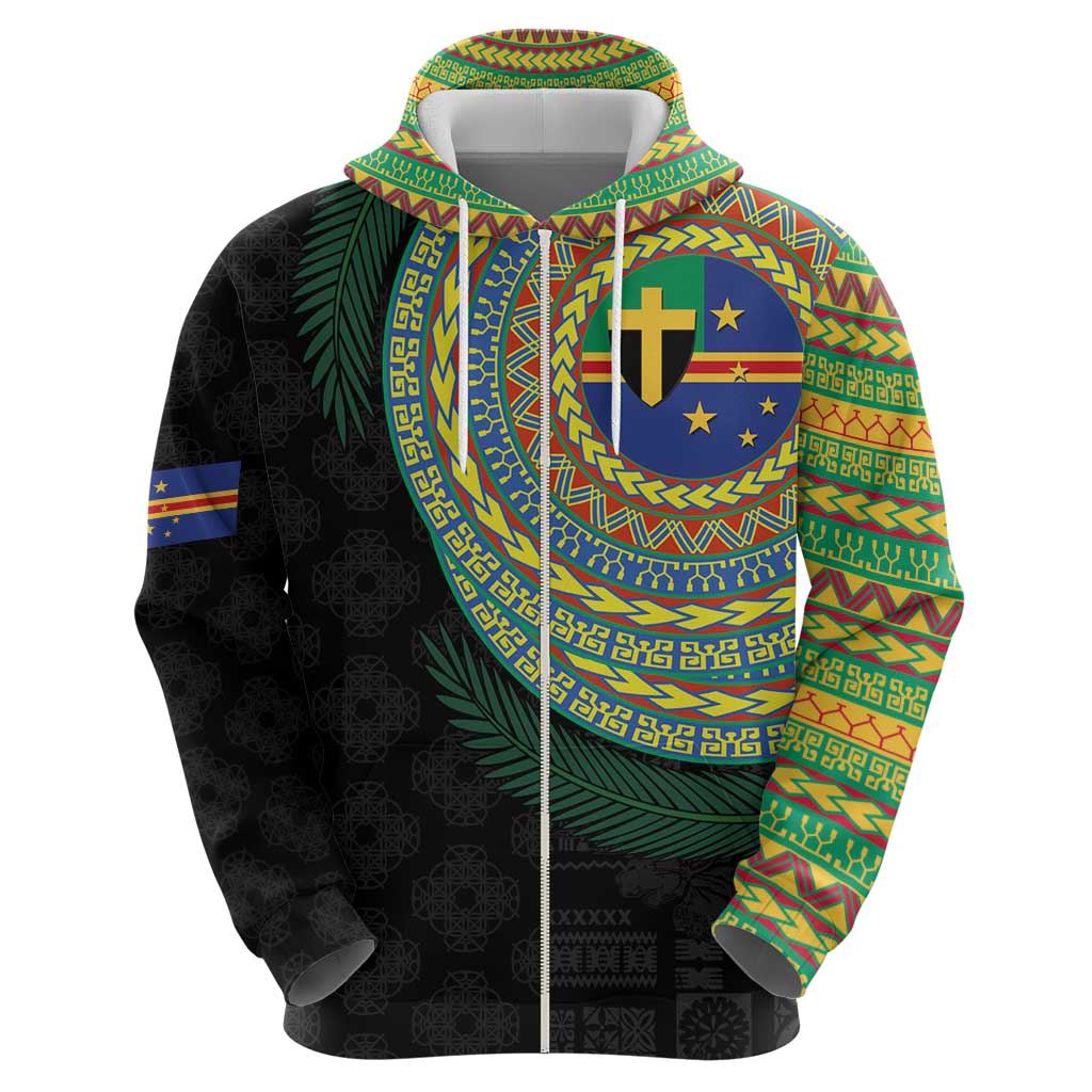 Tafea Tribal Tattoo with Namele Leaves Hoodie