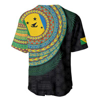 Malampa Tribal Tattoo with Namele Leaves Baseball Jersey LT03 - Polynesian Pride