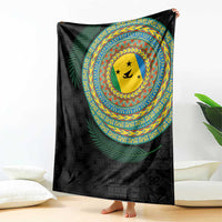 Malampa Tribal Tattoo with Namele Leaves Blanket