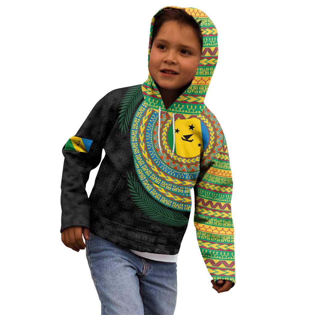 Malampa Tribal Tattoo with Namele Leaves Kid Hoodie