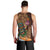 Hawaiian Tiki Mask Surfing Kakau Pattern Men Tank Top