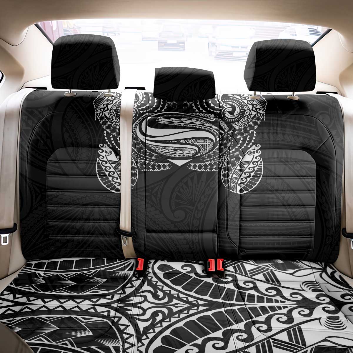 Super Samoan Traditional Tribal Art Tattoos Back Car Seat Cover Black Color - Polynesian Pride
