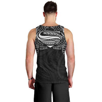 Super Samoan Traditional Tribal Art Tattoos Men Tank Top Black Color - Polynesian Pride