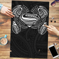 Super Samoan Traditional Tribal Art Tattoos Puzzle Black Color - Polynesian Pride
