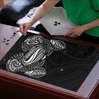 Super Samoan Traditional Tribal Art Tattoos Puzzle Black Color - Polynesian Pride