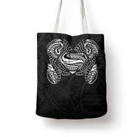 Super Samoan Traditional Tribal Art Tattoos Tote Bag Black Color LT03 - Polynesian Pride