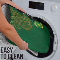 Aotearoa South Africa Rugby Freedom Cup Bathroom Set Kiwi Warriors Haka with King Protea Symbol - Polynesian Pride