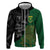 Custom Aotearoa South Africa Rugby Freedom Cup Hoodie Kiwi Warriors Haka with King Protea Symbol - Polynesian Pride