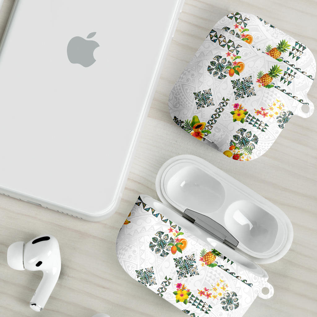 Hawaiian Quilts AirPods Case Tropical Fruits and Plants
