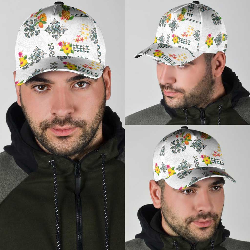 Hawaiian Quilts Classic Cap Tropical Fruits and Plants