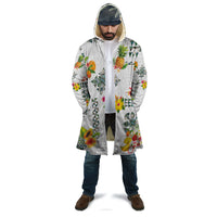 Hawaiian Quilts Cloak Tropical Fruits and Plants