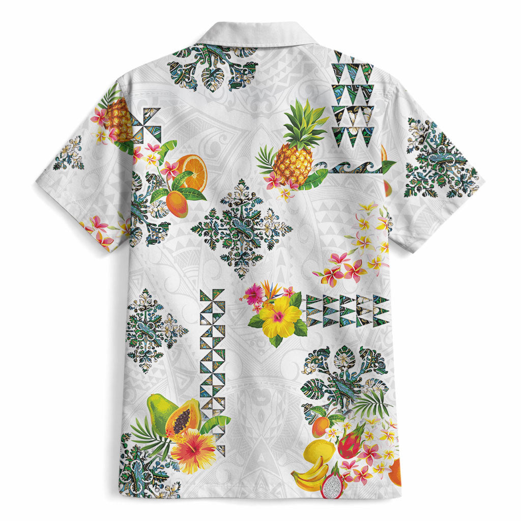 Hawaiian Quilts Hawaiian Shirt Tropical Fruits and Plants