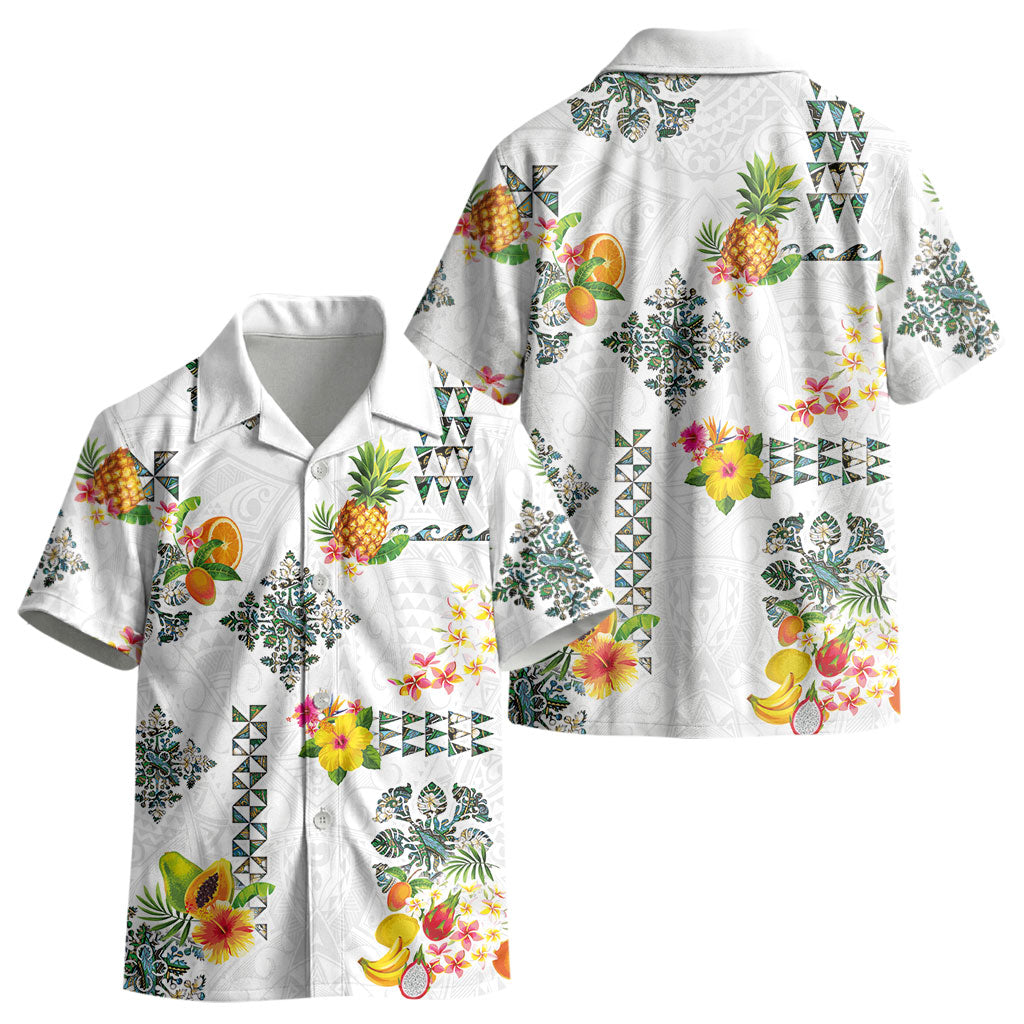 Hawaiian Quilts Kid Hawaiian Shirt Tropical Fruits and Plants