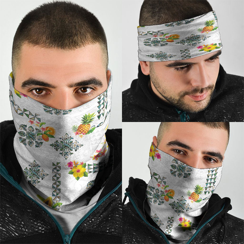 Hawaiian Quilts Neck Gaiter Tropical Fruits and Plants