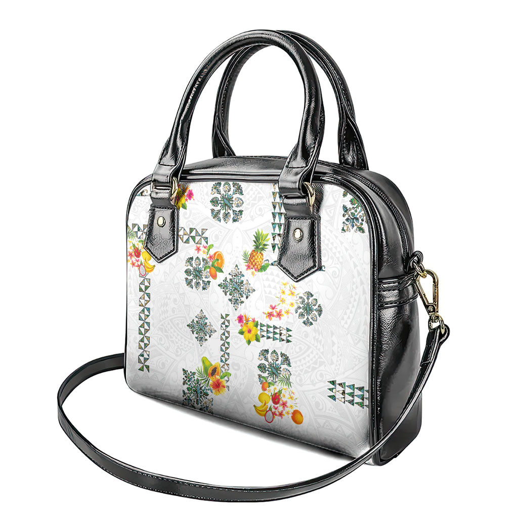 Hawaiian Quilts Shoulder Handbag Tropical Fruits and Plants
