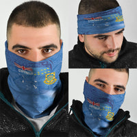 Tuvalu Heritage Neck Gaiter Map of the Islands and Polynesia Pattern
