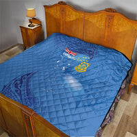 Tuvalu Heritage Quilt Map of the Islands and Polynesia Pattern