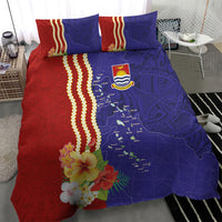 Kiribati Heritage Bedding Set Map of the Islands and Polynesia Pattern